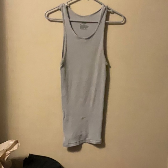 Hanes Other - Hanes Gray Fitted Sleeveless Tank Top